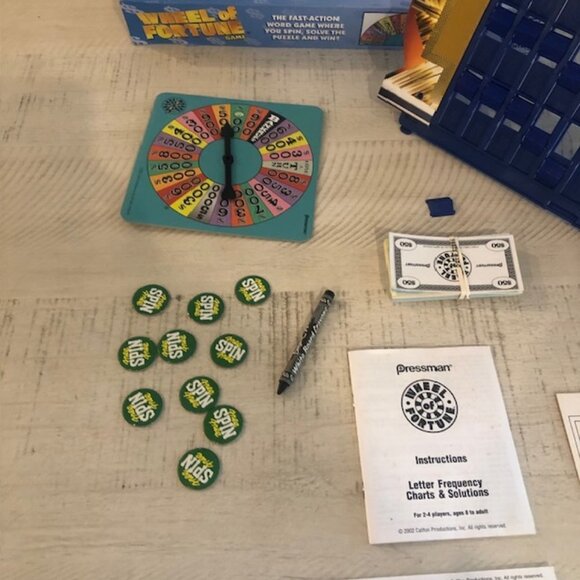 Vintage 2002 Pressman Wheel of Fortune 20th Century Anniversary Edition - Picture 3 of 10